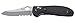 Benchmade - Griptilian 550HG Knife, Serrated Sheepsfoot, Satin Finish, Black Handle