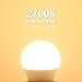 hansang E26 Appliance Light Bulb, 2700K Warm White, 60 Watt Equivalent Small Light Bulb, E26 LED Bulb for Ceiling Fan, A15 Light Bulb, 600lm 120V, CRI85+, Eye Protection, 120V, Non-Dimmable 6 Pack