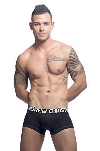 Andrew Christian FlashLift Boxer w/Show-It, Black, Small