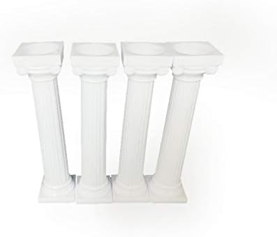 gfjfghfjfh 4pcs 12.5cm Multi-layered Cake Roman Column Support Stand Decor Pillars Wedding Cake DIY Cake Decoration Bracket Support Rod