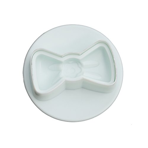 OrliverHL Bow Knot Cake Cake Mold White Sugarcraft Fondant Cookie Plunger Cutters For Cake 3 PCS Decorating Kit