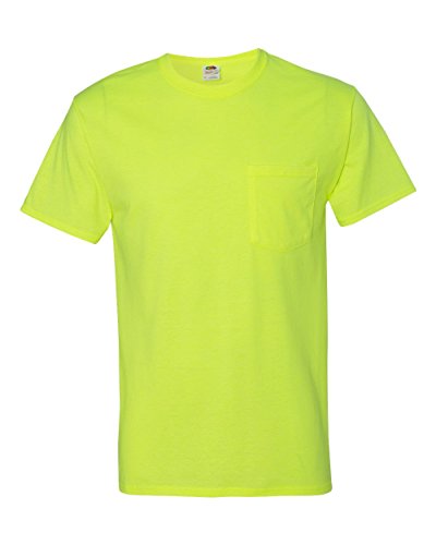 Fruit of the Loom - Pack de 4 camisetas con bolsillo para hombre