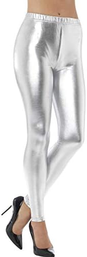 Leggings De Elastano Estilo Disco Años 80 – Rosa Neón, Disfraz De Los 80 Para Mujer, Talla Media, Smiffys