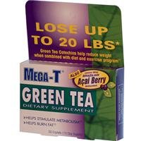 Mega-T, Green Tea with Acai Berry, 30 Caplets