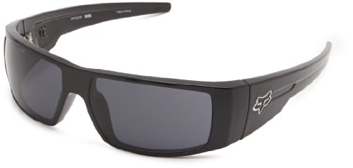 Fox The Condition 06323-901-OS Rectangular Sunglasses,Polished Black & Grey,59 mm