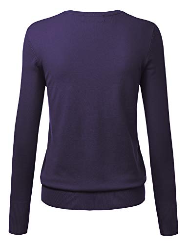 image for Made By Johnny MBJ WSK780 Womens Keep It Classic V Neck Cardigan M Dar