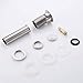 KES Bathroom Sink Drain with Overflow Vessel Sink Lavatory Vanity Pop Up Drain Stopper Brushed Nickel, S2007A-BN