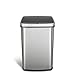 Ninestars DZT-50-28BR Automatic Touchless Motion Sensor Rectangular Trash Can, Black Top, 13 Gal. 49 L., Brush