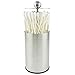 Zoie + Chloe Stainless Steel Q-tip Jar - Cotton Swab Organizer Dispenser
