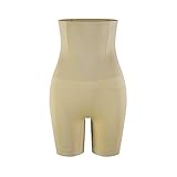 Amazingjoys Women's Hi-waist Body Shaper Tummy Control Panty Seamless Thigh Slimmer