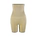 Amazingjoys Women's Hi-Waist Body Shaper Tummy Control Panty Smooth Thigh Slimmer, Beige, Fits US SIZE 2-8