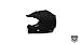SmartDealsNow DOT Youth & Kids Helmet for Dirtbike ATV Motocross MX Offroad Motorcyle Street bike Flat Matte Black Helmet (Large, Matte Black)