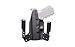 Black Point Tactical Mini Wing IWB Holster Fits Glock 43, Right Hand, Black