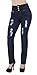 N506BT-R– Butt Lift, Levanta Cola, Destroyed, Ripped, High Waist, Boot Leg Jeans