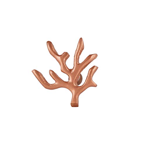 Rose Gold Coral Knob Or Pull For Cabinets Dressers And Drawers
