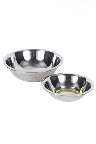 image for CucinaPrime Stainless Steel Mixing Set Mixing Bowls (1.5, 3, 4, and 5 