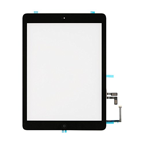 FeiyueTech-Ipad-5-Ipad-Air-1st-Touch-Screen-Digitizer-Replacement-Front-Glass-Assembly-Includes-Home-Button-Camera-HolderPreInstalled-Adhesive-with-tools-kit