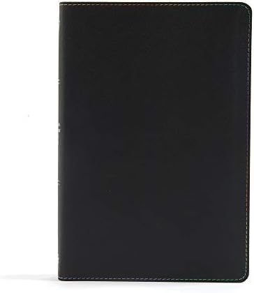 KJV Rainbow Study Bible, Black LeatherTouch