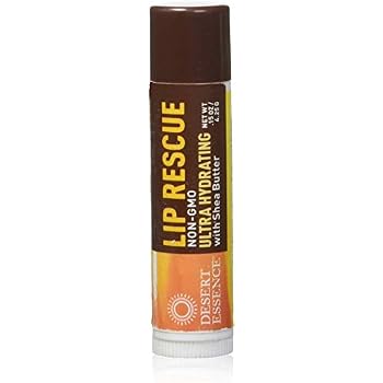 Desert Essence Shea Butter Lippenretter – 4.4ml, Pflegestift Gegen Trockene Lippen