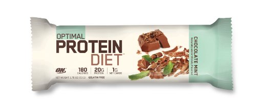 On optimal protein diet bar chocolate mint 15/Box (748927026535)