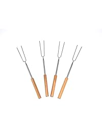 Telescópico set de 4 pinchos para malvaviscos