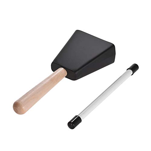 Finance Plan Musical Toy Metal Cowbell Wooden Mallet Stick Kid Children Percussion Musical Instrument Toy