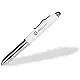 Stylus, WizGear 3-in-1 Stylus Pen - Stylus Pen for Touch Screens with LED Flashlight and Pen (Gunmetal)