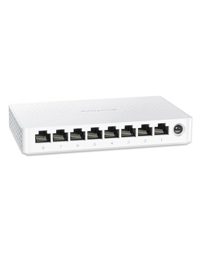 BrosTrend 8x 2.5-Gigabit Ports Ethernet Netzwerk Switch, 2.5 Gbit/s Unmanaged LAN Switch 8 Port für Home oder SOHO-Netzwerke (Lüfterlos Desktop/Wandmontage Plug-and-Play, Lifetime-Schutz) LAN Splitter thumbnail 1