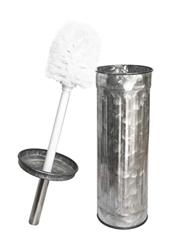 Autumn Alley Galvanized Toilet Brush with Holder | Add Farmhouse Function and Charm to Your Bathroom - //coolthings.us