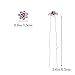 Unicra Wedding Hair Pins for Women Decorative Bridal Wedding Hair Accessories for Brides and Bridesmaids Pack of 20 (Purple)