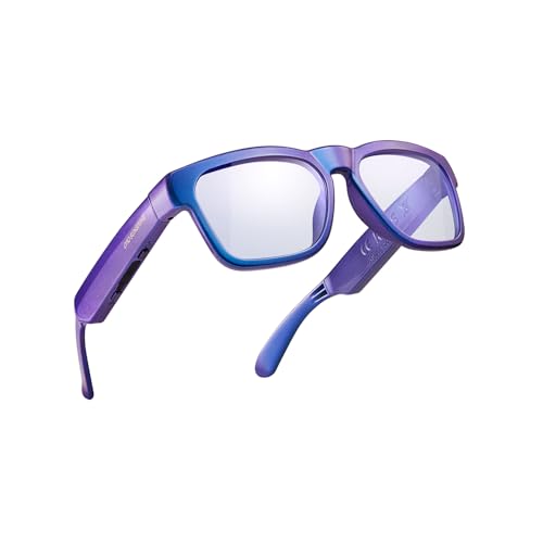 OhO Bluetooth Glasses,Voice Control and Open Ear Style Smart Glasses to Listen Music and Calls,UV400 Protection Lens
