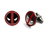 SharedImagination Deadpool Cufflinks, X-Men Tie