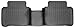 WeatherTech Custom Fit FloorLiners for Nissan Maxima - 2nd Row (441712), Black