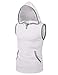H2H Men's Casual Hoodie Tank Tops Sleeveless Shirts Gym Workout with Pockets
