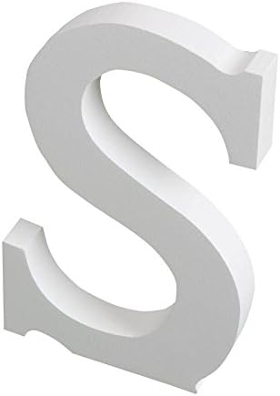 Yuxule Large White Wooden Letters Crafts Home Office Wall Wedding Party Birthday Decorations(Hight:15cm/25")