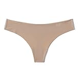 Under Armour Women's Pure Stretch Thong, Nude/White, Small