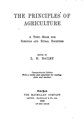 The Principles of Agriculture, A Text-book for Schools and Rural Societies