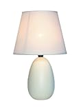 Simple Designs LT2009-OFF Mini Oval Egg Ceramic Table Lamp, Off-White (Tools &amp; Home Improvement)