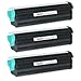 LD Products Compatible Toner Cartridge Replacement for Okidata 43502001 Type 9 High Yield (Black, 3-Pack) Compatible with OKI B Series B4550 B4550n B4600 B4600n B4600n PS