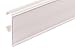 FFR Merchandising 4405757101 Data Strip Label Holder for Double Wire Shelf, White (Pack of 65)
