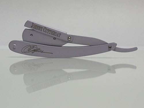 Shaving Straight Razors with Dorco Replaceable Blades Barber Shop Quality Shave 100 Percent Stainless Steel ON SALE TODAY by Cutthroat Gents (White)