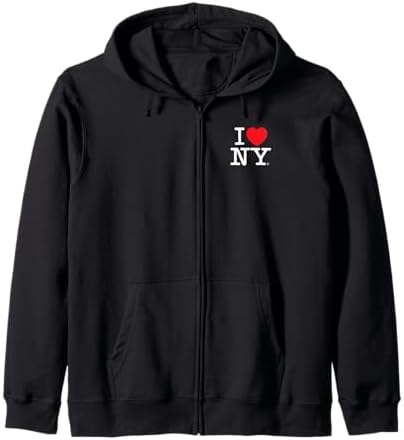 Amazon.com: I LOVE NY Classic Logo Zip Hoodie : Clothing, Shoes