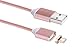 Smart&Cool Gen3 Nylon Braided Super Magnetic Micro USB Charging and Data Transfer Cable for Android Phone and Tablets (Rose Gold)