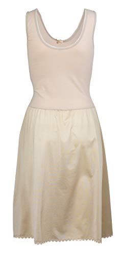 image for TruFit Sleeveless Full Length Slip for Women - 100% Cotton - Elegant L