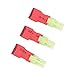 3pcs Micro Mini Tamiya Male(Reversed) to T-Plug Deans Style Female Adapter for Airsoft(B105-3)
