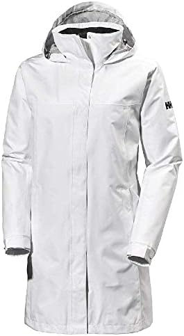 Femme Manteau long W Aden, Blanc, L
