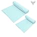 Forbidden Road Sleeping Bag Liner Sleep Sheet Sleep Sack Camping Travel Liner with Pillow Cover Cotton Soft Healthy Clean Extreme Roomy - 2 Sizes 4 Colors (Sky Blue, Medium)