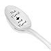Tea lovers gifts for him and her -Tea Time me Time engraved stainless steel teaspoons,gifts for tea lovers, kitchen utensils,7 inch
