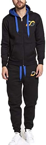 Made By PURLยฎ New Mens Tracksuit Set Fleece Hoodie Top Bottoms Jogging Joggers Gym CONTRAST CORD Full Zip Tracksuits Sweat Sports Jacket Pants