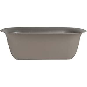 Amazon.com: Bloem Modica Deck Rail Planter 24" Peppercorn: Garden & Outdoor